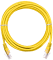 Кабель патч-корд U/UTP 5e кат. 1м Netlan EC-PC4UD55B-BC-PVC-010-YL-10 956838