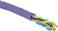 Кабель витая пара U/UTP 6 кат. 4 пары Eurolan 19C-U6-05VL-B305 1003698