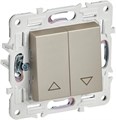 Выключатель двухклавишный для жалюзи IEK SK-V15-0-10-K37 1157957